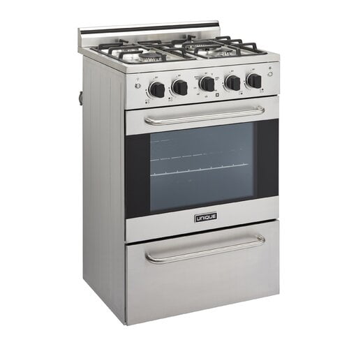 Unique Appliances Ugp-24V Pc1 Prestige 24" Wide 2.3 Cu. Ft. Free Standing Gas Range -