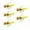 Yellow, variant on KUFptva 5pcs Popping Lure with Hook Fly Fishing Fly Popping Lures for Trout Topwater Fishing Lures