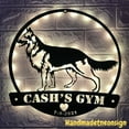 thumbnail image 4 of Handmadetneonsign Custom German Shepherd Metal Wall Art LED Light - Personalized Dog GSD Name Metal LED Sign, 4 of 5