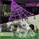 thumbnail image 4 of Telaraña Luces LED Halloween Ygjytge Púrpura 5M, 4 of 9