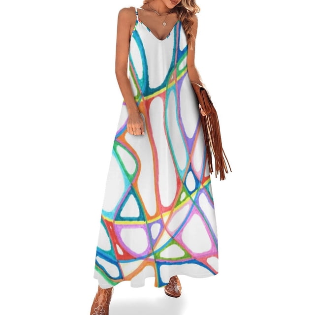 Nuevas secciones de vestidos sin mangas de color vestidos de verano para mujer ropa de mujer nuevas llegadas