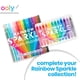 thumbnail image 5 of OOLY Rainbow Sparkle Metallic Acuarela Gel Crayons Juego de 12 marcadores de gel con purpurina para niños y niños pequeños Crayones coloridos giratorios para dibujo escolar [Metallic Gen 2], 5 of 6