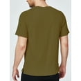 thumbnail image 6 of SSLR Henley Shirts for Men Crewneck Waffle Short Sleeve T Shirts Casual Tee Shirts, 6 of 7