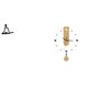 thumbnail image 1 of Escultura abstracta de pensador, figura de escritorio, reloj de pared, silencioso, sin , adorno moderno, material resistente, forma redonda únic, 1 of 8