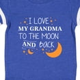 thumbnail image 4 of Inktastic I Love My Grandma to the Moon and Back Boys or Girls Baby Bodysuit, 4 of 5