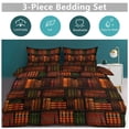 thumbnail image 5 of 3 Pcs Soft Bedding Set, Includes 1 Duvet Cover with Zipper And 2 Pillow Shams,A Close Up of A Book Shelf with Many Books Full(79"×90"), 5 of 8