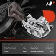 thumbnail image 6 of A-Premium Disc Brake Caliper Assembly with Bracket - Compatible with Nissan Altima 2013-2019, Leaf 2014-2017 - Front Sides - Replace# 19-B7102, 19-B7103, 6 of 9