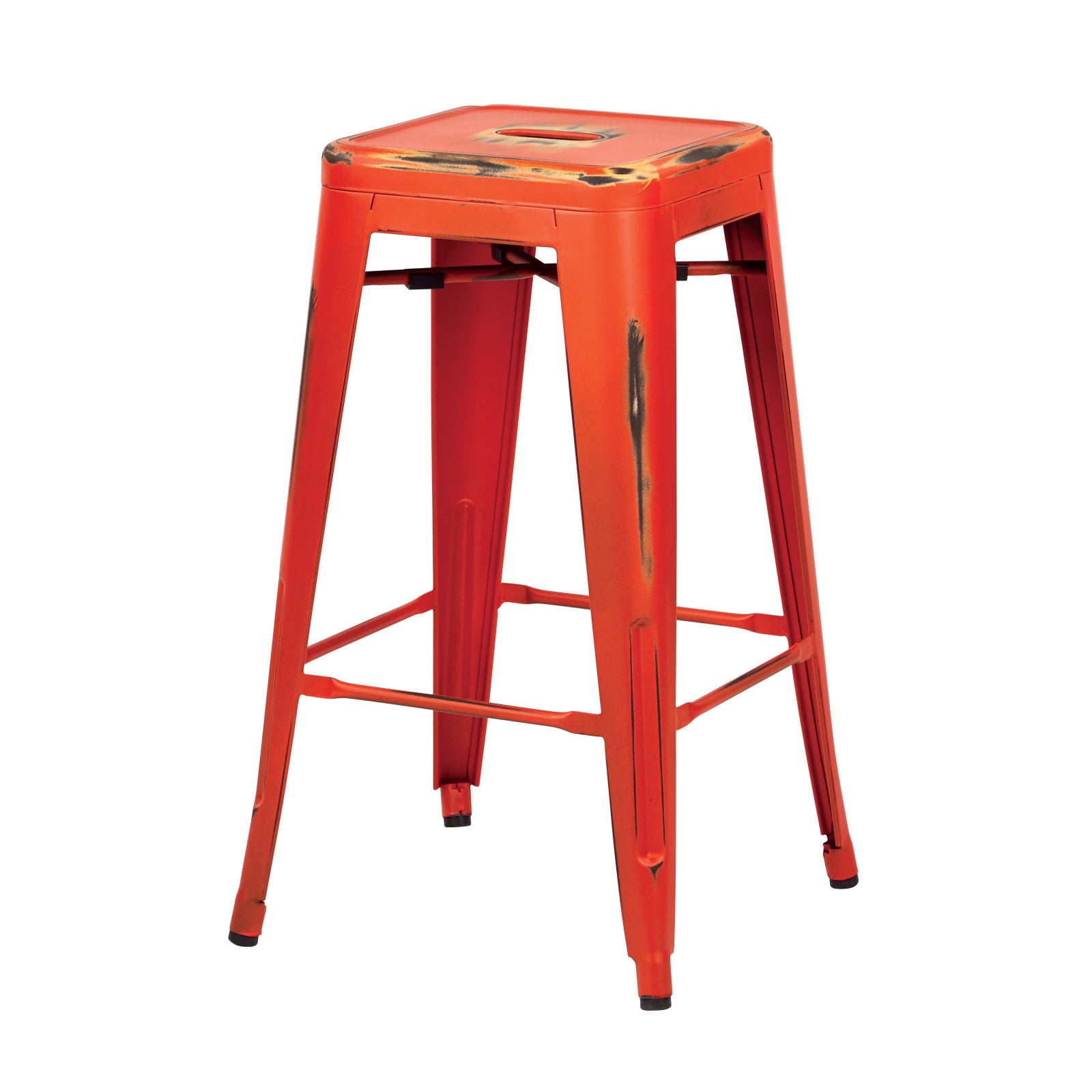 Angel Line 43418-21 Cambridge bar stools 24 Set of 1 Espresso w/Dark Red Cushion and Adhesives Floor Protector