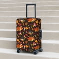 thumbnail image 5 of Travel Luggage Cover Protector - Autumn Hedgehog and Fox Cute Anti-Scratch Suitcase Covers Fits 18-32 Inch Luggage, 5 of 5