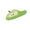 Green, variant on Women's Cute 3D Fruit Plush Slippers Waterproof Soft Sole Closed Toe House Shoes with Faux Fur Lining for Cozy Home Fun Style Green
