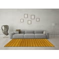 thumbnail image 3 of Ahgly Company Indoor Rectangle Oriental Yellow Modern Area Rugs, 4' x 6', 3 of 4