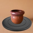 thumbnail image 4 of BRIGHTFUFU ceramic coloring turntable Turntable Rotation Base Plastic Black Photography Prop for Craftsmen 1Pack, 4 of 8