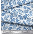 thumbnail image 3 of Soimoi Poly Georgette Fabric Leaves Artistic Print Fabric by Yard 42 Inch Wide, 3 of 3