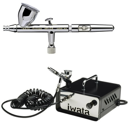 Iwata Compressor - Iwata-Medea HP-CS .35mm Eclipse Airbrush & IS-35 Ninja Jet Compressor