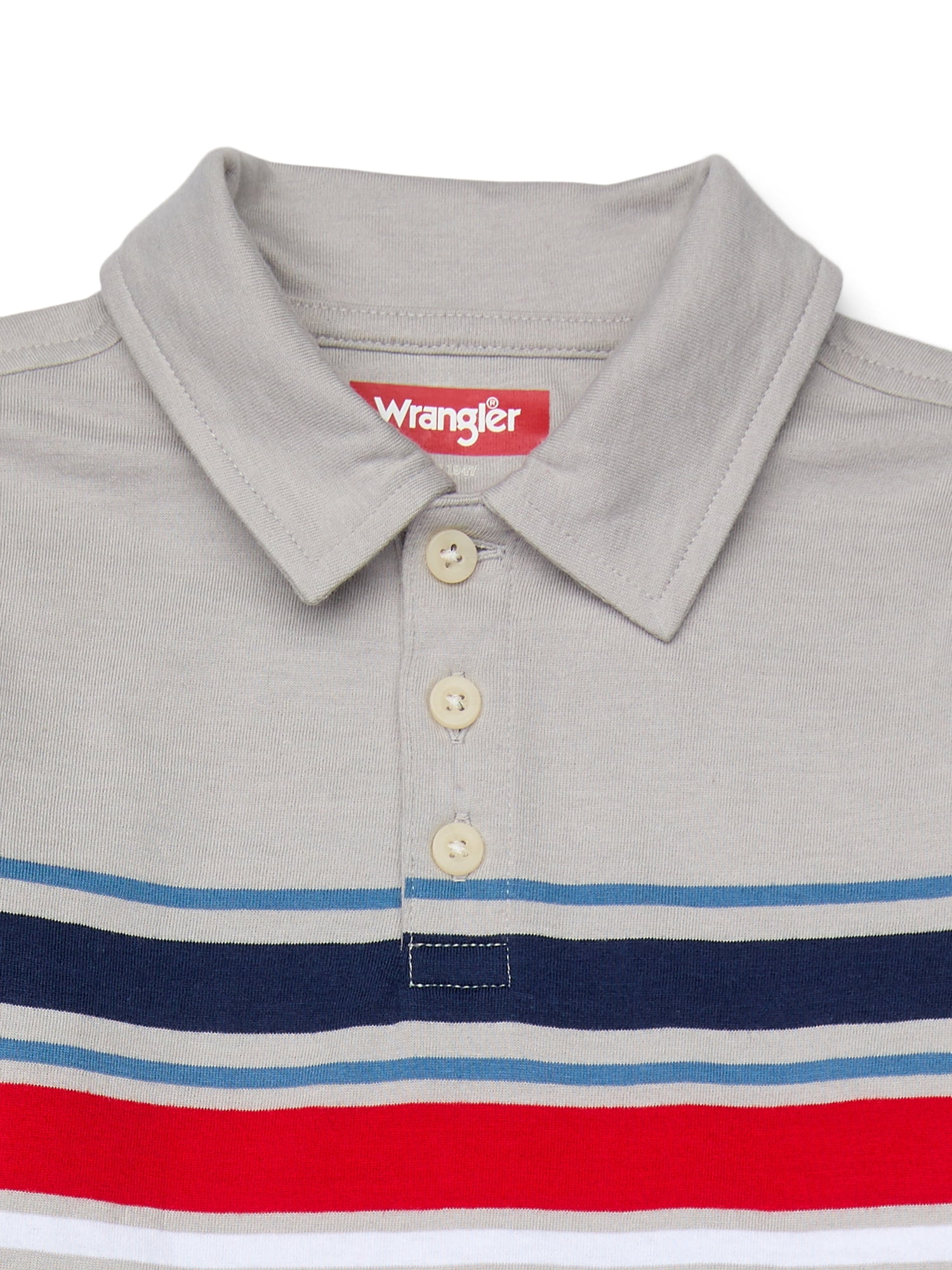 Wrangler Boys Polo Shirt and Pull On Shorts Set, 2-Piece, Sizes 4-7