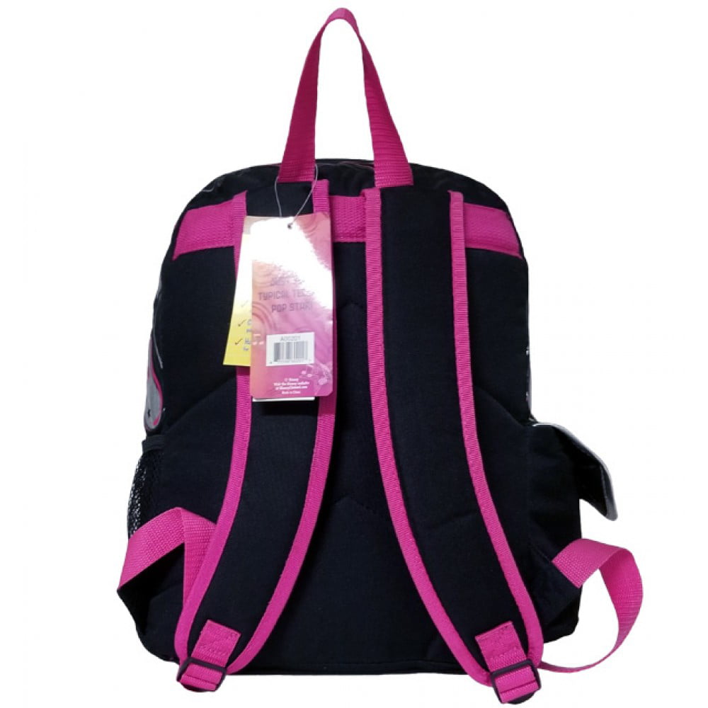Disney Hannah Montana Black/Pink Large Backpack/School/Book Bag 