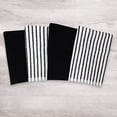 thumbnail image 3 of Hometrends Bar Mop Kitchen Towel 4 pack, 100% Cotton, 16 x 18 in, Black, 3 of 5