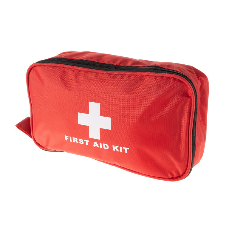 First Aid Kit- 180 Piece Set Emergency Medical Supplies for All-Purpose,  Safety and Survival Essentials for Home, Car, Office by Bluestone 