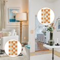 thumbnail image 4 of Yayeee Blank Wall Plate Cover 1-Gang 4.5"x2.7" Home Unused Decorative Outlet, Orange Checkered Pattern, 4 of 7