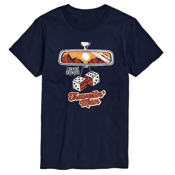 Lynyrd Skynyrd - Travelin' Man Rearview Mirror - Men's Short Sleeve Graphic T-Shirt