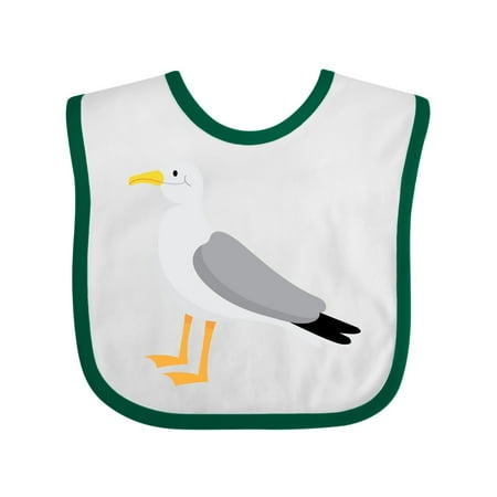 

Inktastic Funny Seagull Bird Gift Baby Boy or Baby Girl Bib