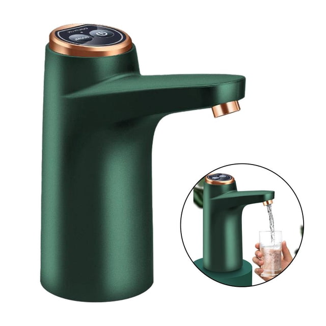 Automatic Water Dispenser Wireless Water Bottle Pump Office Party RV Green