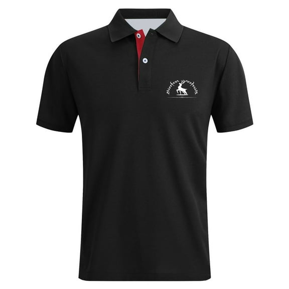 Likimi Toddler Kids Boys Tops Solid Color Short Sleeve Lapel Tees Casual Comfortable Relaxed Spring Fall Tops Size 3-4 Years Black