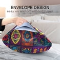thumbnail image 4 of Satin Pillowcase Home Luxury Envelope Pillowcases Soft And Smooth A Colorful Mexican Pattern, 4 of 6