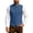Blue, variant on Men's Oktoberfest Corduroy Vest, Traditional Bavarian Stand up Collar Sleeveless Waistcoat for German Festival, Party and Stage Performance(/S)