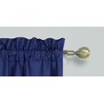 thumbnail image 3 of 1 Ensemble Rideau de Fenêtre Texture Lisse en Microfibre Doublé Poche pour Tringle Occultant 63 Pouces R64 (Indigo Bleu), 3 of 3