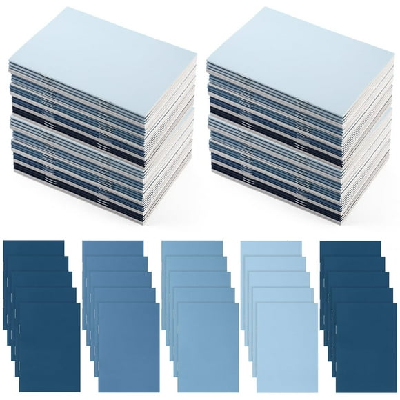 Bloc de notas Notebooks Easy Mini Pocket (8,5 x 12,5 cm, 50 unidades), color azul