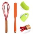 thumbnail image 3 of Piece Mini Kitchen Utensil Set Silicone Kitchen Tools with wooden Handles, 3 of 6