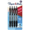 Paper Mate Profile Retractable Ballpoint Pens, Bold (1.4mm), Black, 4 Count