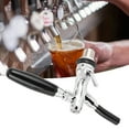 thumbnail image 1 of Robinet de robinet de Bière Réglable en Cuivre Robuste avec Brosse de Couverture pour la Boisson de Baril Homebrew, 1 of 7