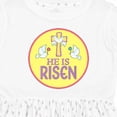 thumbnail image 4 of Inktastic He is Risen for Easter Girls Toddler Dress, 4 of 5