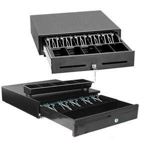 Zimtown 5 Bills 5 Coins Cash Register Drawer Lockable Cash Box