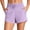 07# Purple, variant on Running Shorts for Women Ihhxva High Waisted Elastic Waist Stretch Yoga Solid Color Adjustable Gym with Pockets Athletic Workout S-3XL
