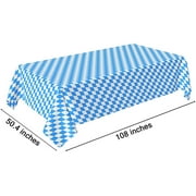 Oktoberfest party tablecloth blue and white rhombus large square party decoration disposable PE tablecloth arrangement supplies