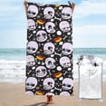 thumbnail image 1 of Toalla de playa Undertale Sans, suave, de secado rápido, resistente a la arena, para piscina, yoga, gimnasio, camping, toallas de baño ligeras, regalo para niños, niñas, niños y adultos, 27,5 x 55, 1 of 1