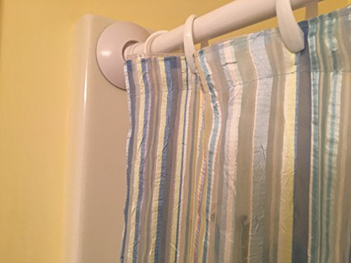 Shower Curtain Rods Bathroom Hardware, How To Get A Shower Curtain Rod Stay Up