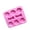 Pink, variant on AUQ Dog Treat Molds,Rectangular Chocolate,Ice Cube Tray Commercial High-Temperature Resistant Cookie Baking,Perfect for Dog Snacks
