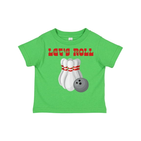 Inktastic Let's Roll Bowling Boys or Girls Toddler T-Shirt