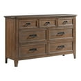 thumbnail image 2 of Intercon Furniture Alta Bedroom 7-Drawer Wood Dresser in Harvest Brown, 2 of 4