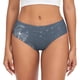 thumbnail image 1 of Fotbe White Dandelion Calzones Estampados para Mujer – Ropa Interior de Algodón, Cómoda, Suave y Elástica-Large, 1 of 6