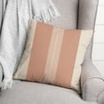 thumbnail image 3 of Creative Products Peach Stripes Pillow 18 x 18 Spun Poly Pillow, 3 of 3