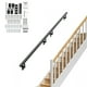 thumbnail image 1 of Pasamanos para escaleras VEVOR de 7 pies, pasamanos de montaje en pared para escaleras interiores, pasamanos de aleación de aluminio engrosado con kit de instalación, 1 of 9