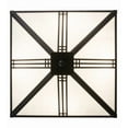 thumbnail image 5 of Meyda Tiffany 161765 Prairie Loft 4 Light 26" Wide Semi-Flush Ceiling Fixture - Black, 5 of 7