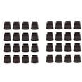 thumbnail image 1 of 32 Piezas Protectores de Suelo para Patas de Silla de Silicona Marrón, Tapas Cuadradas para Patas de Silla con Fieltro Envuelto, Adecuado Para: 0,55 Pulgadas-0,75 Pulgadas, 1 of 5