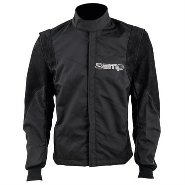 Zamp R080003XL Z-25 Dirt Karting Jacket, 2-Layer, Black, X-Large