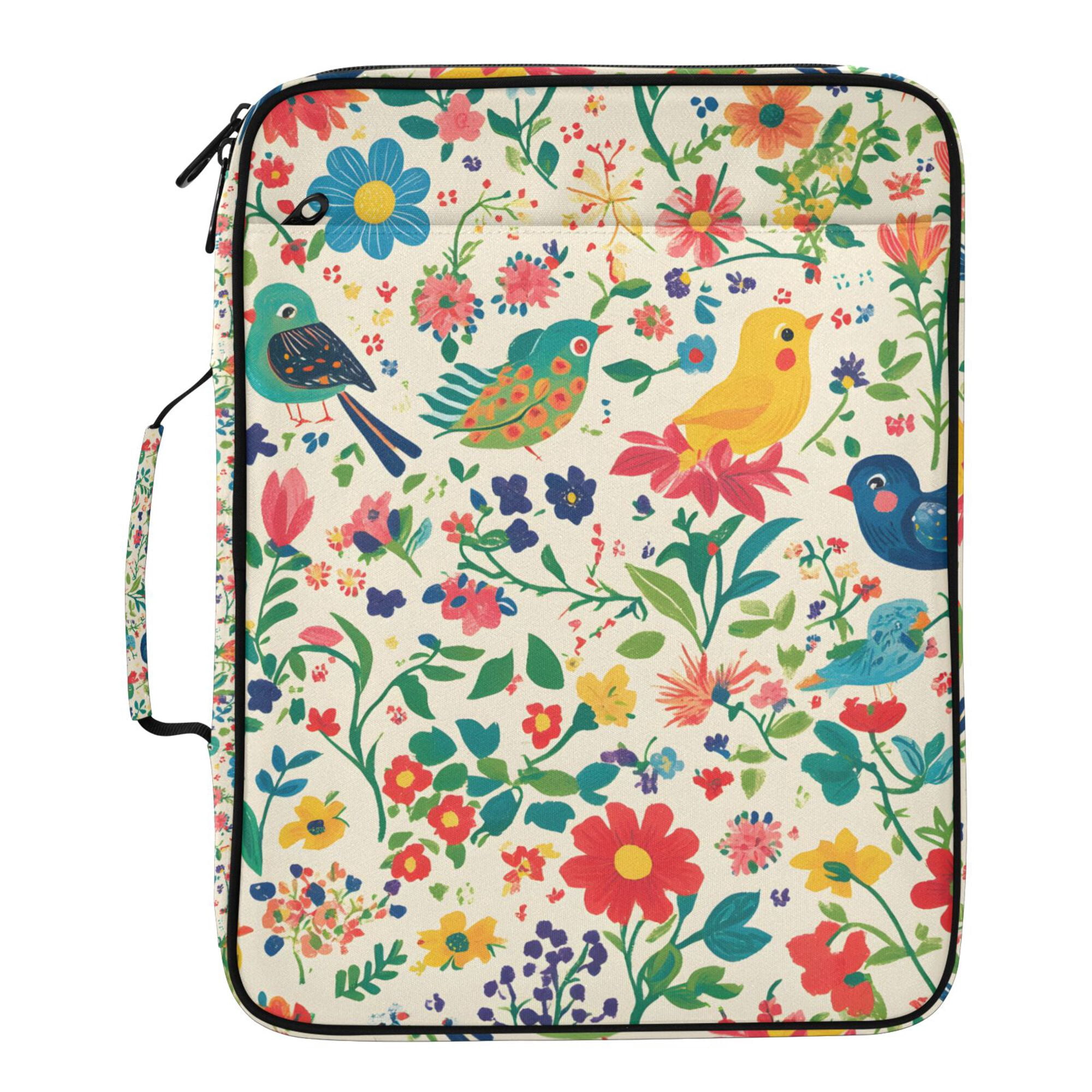 FORMRS Accordion File Folder A4 Size 7-Pocket Expanding Document Organizer Bag with 3 Ring Binder, Cartoon Animals